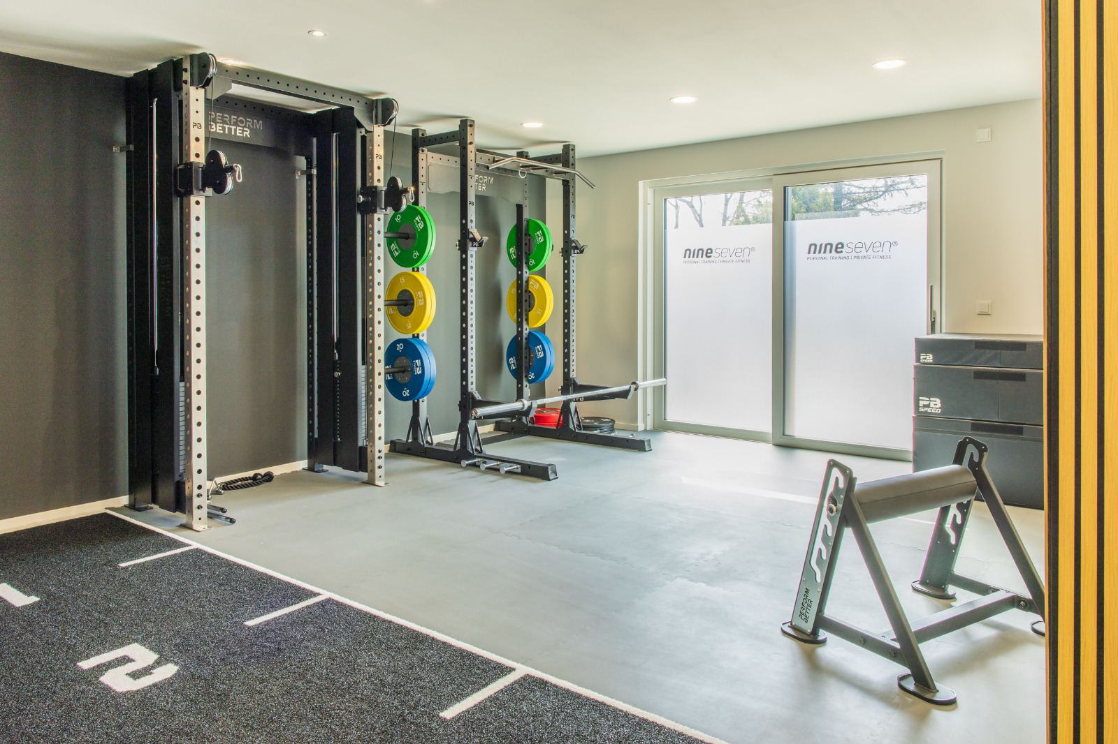 Exklusives Personal-Training-Studio von Nineseven in Würzburg